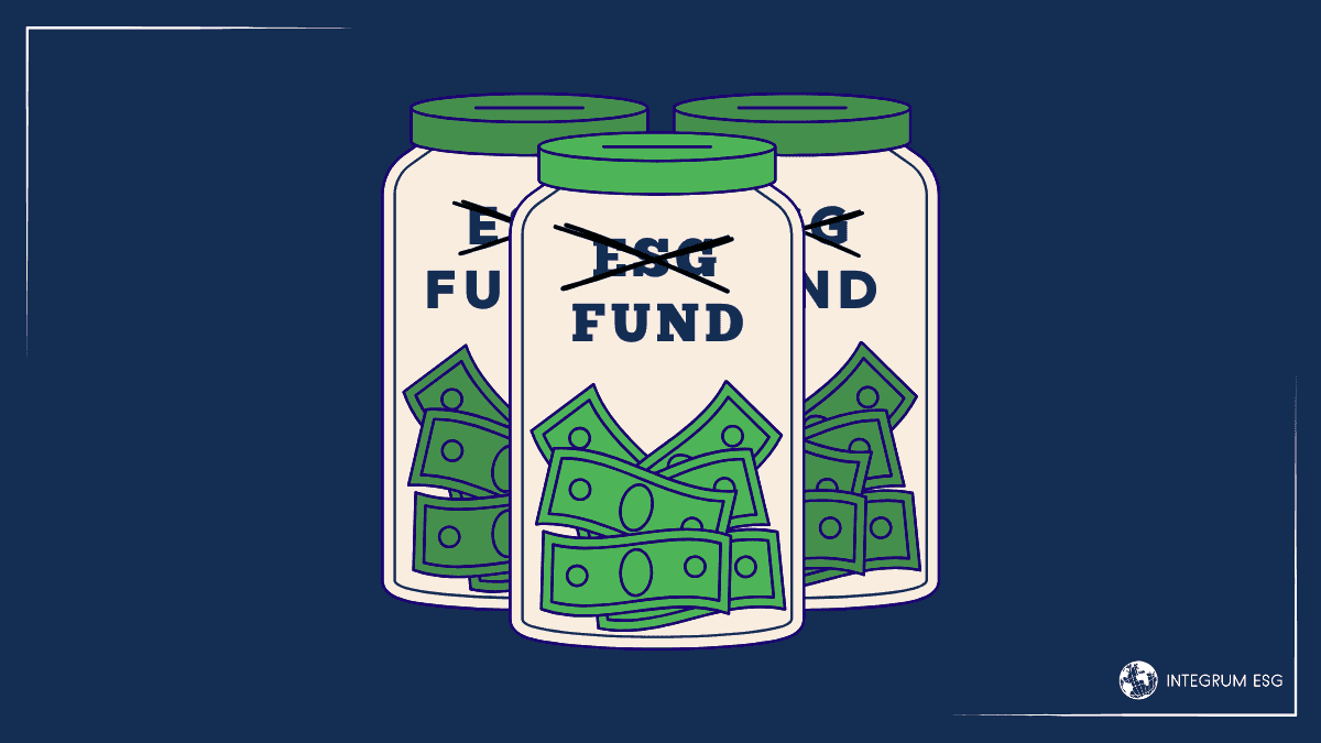Is investment into ESG funds really falling?
